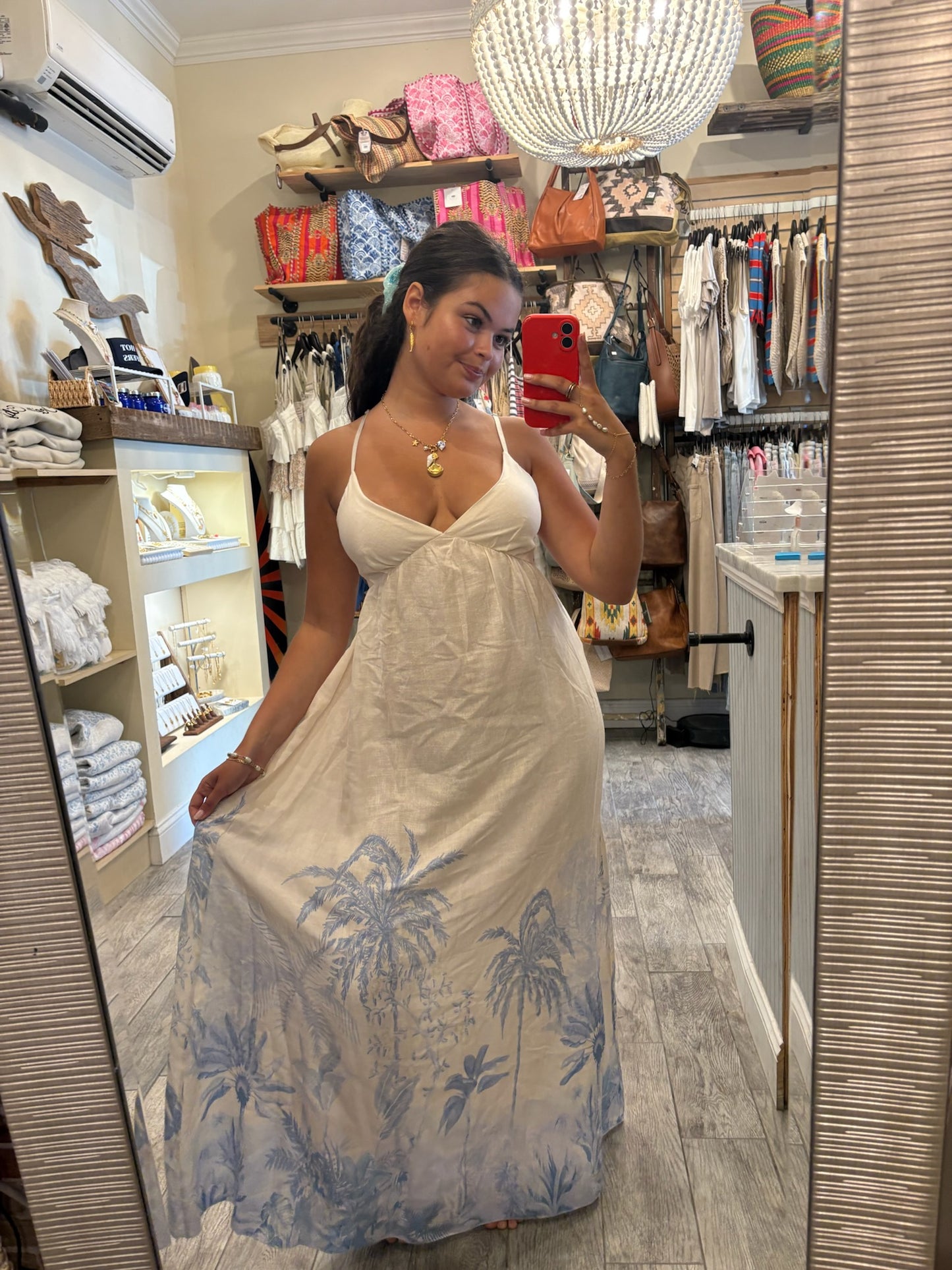 Blue Palms Maxi Dress