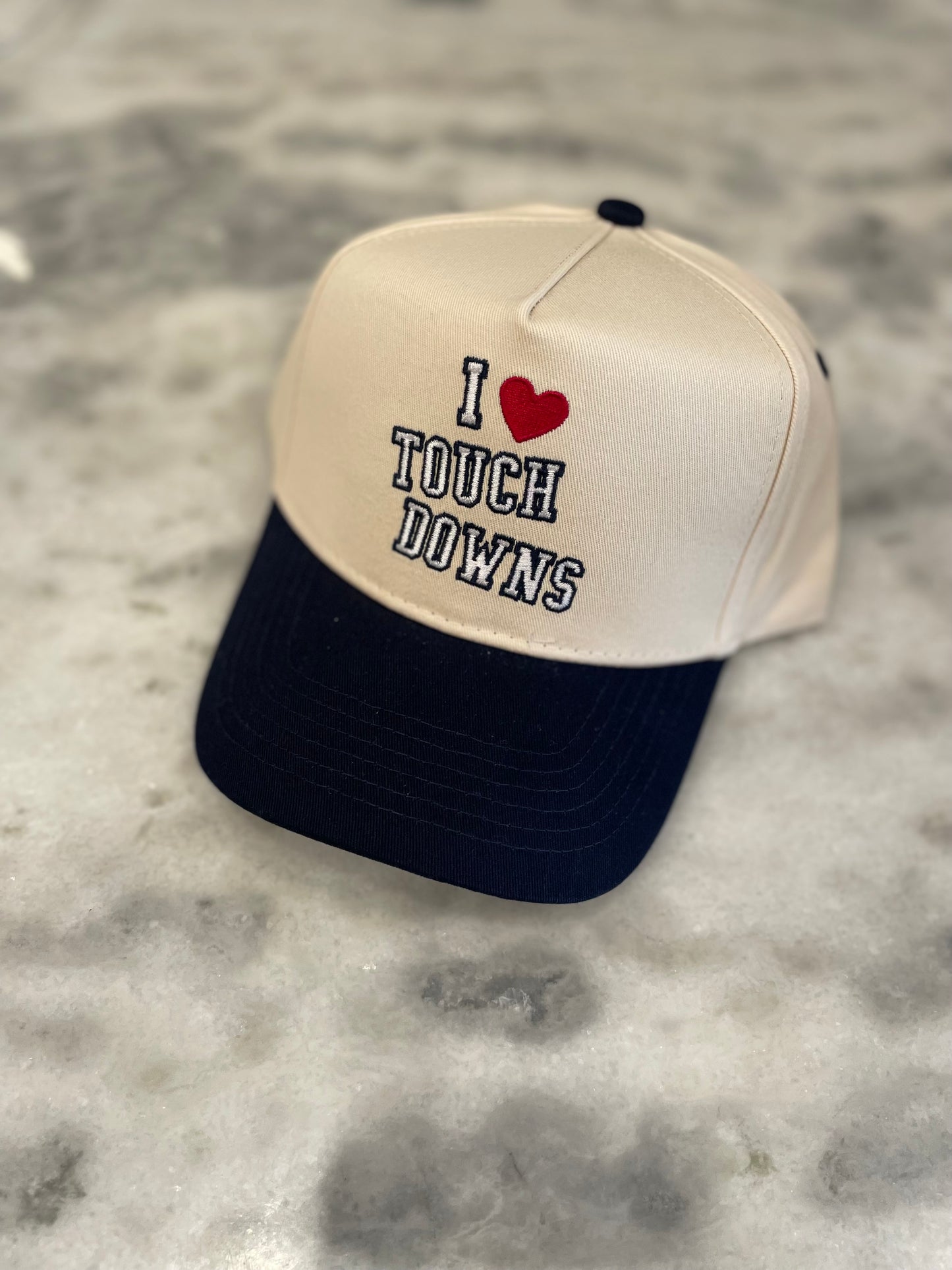 I Love Touch Downs Trucker Hat