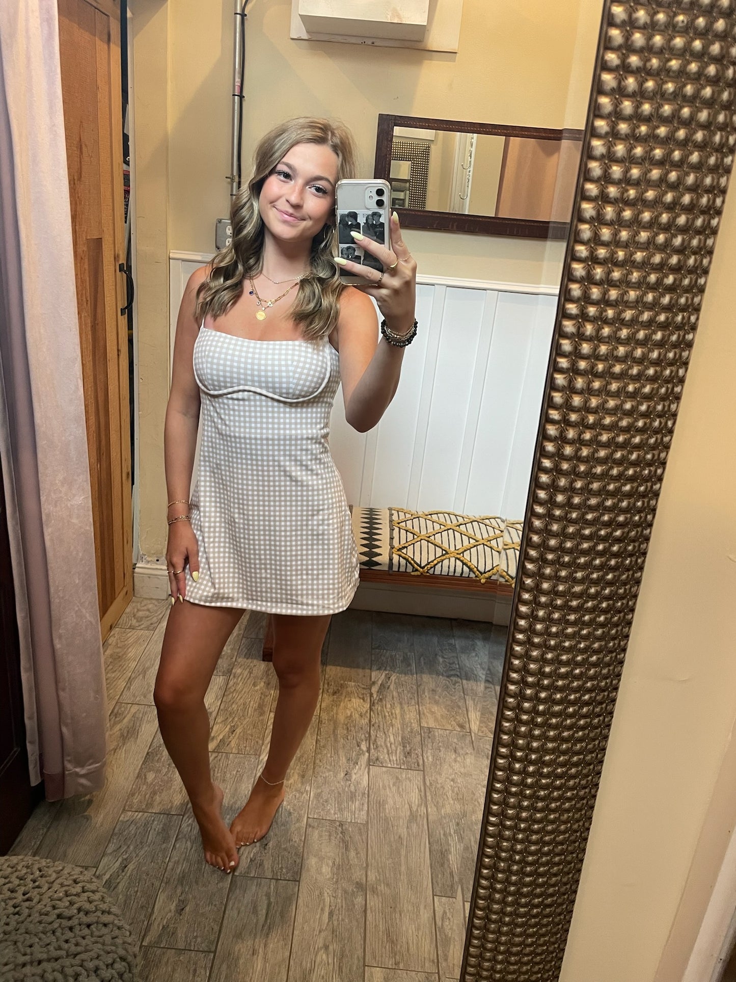 Oatmilk Picnic Dress