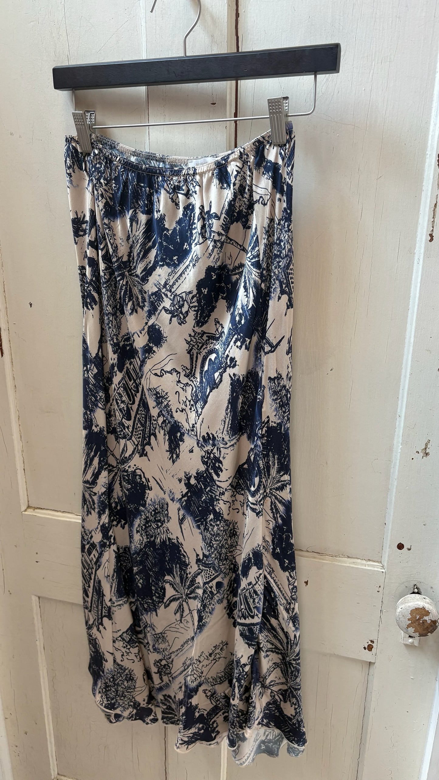 Postcard Slip Skirt