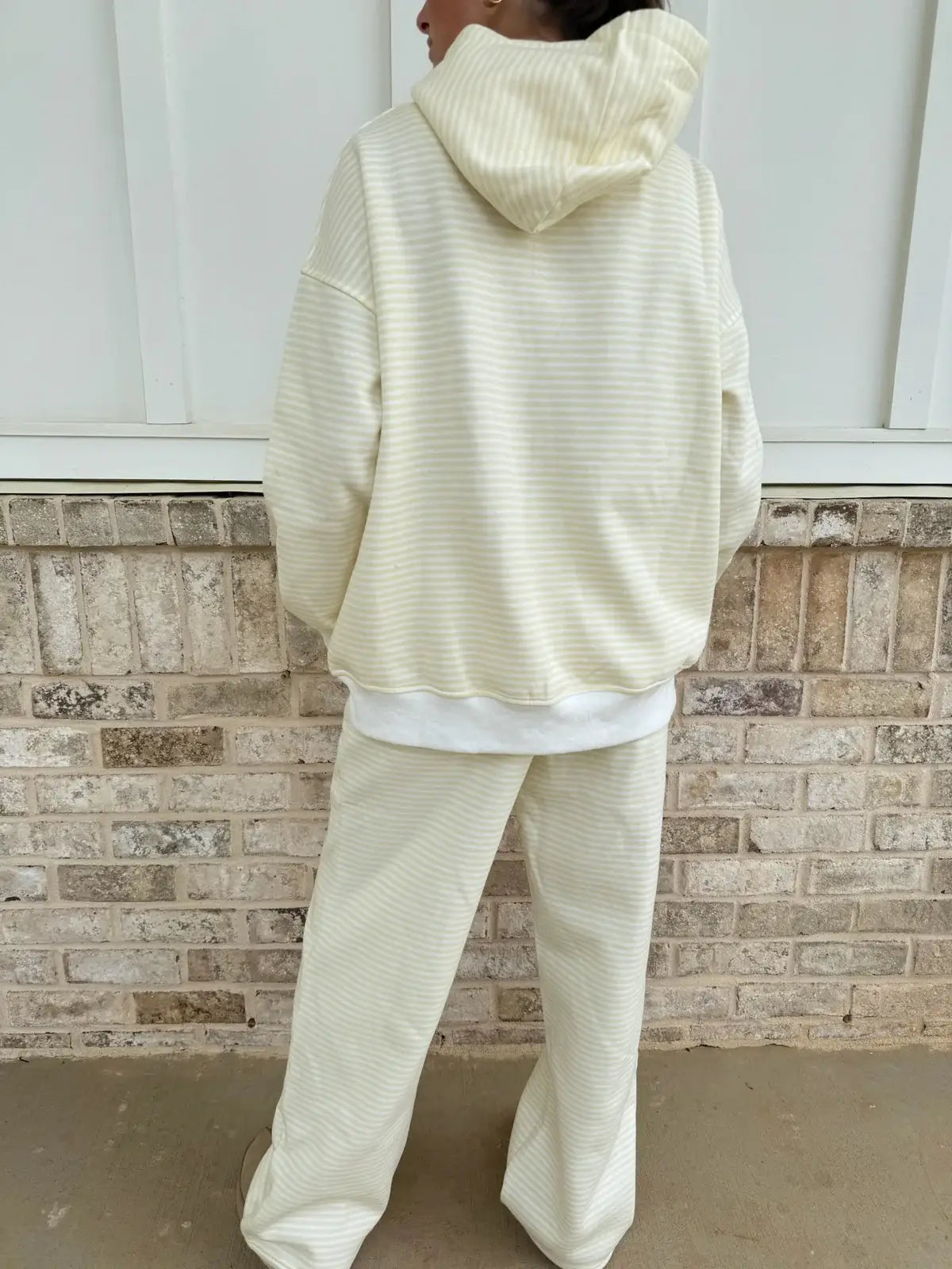 Baby Yellow Striped Hoodie