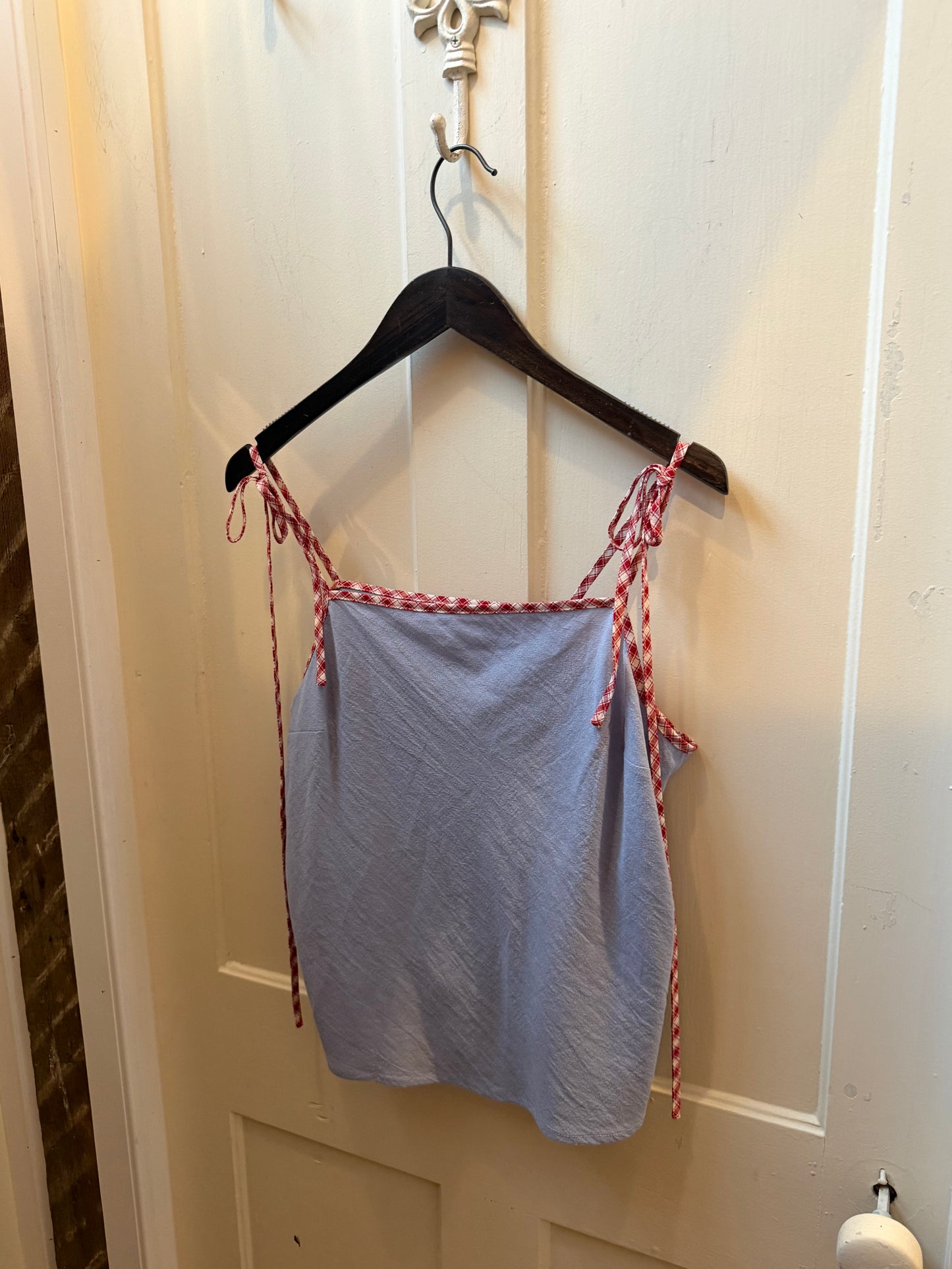 Baby Blue / Gingham Tank