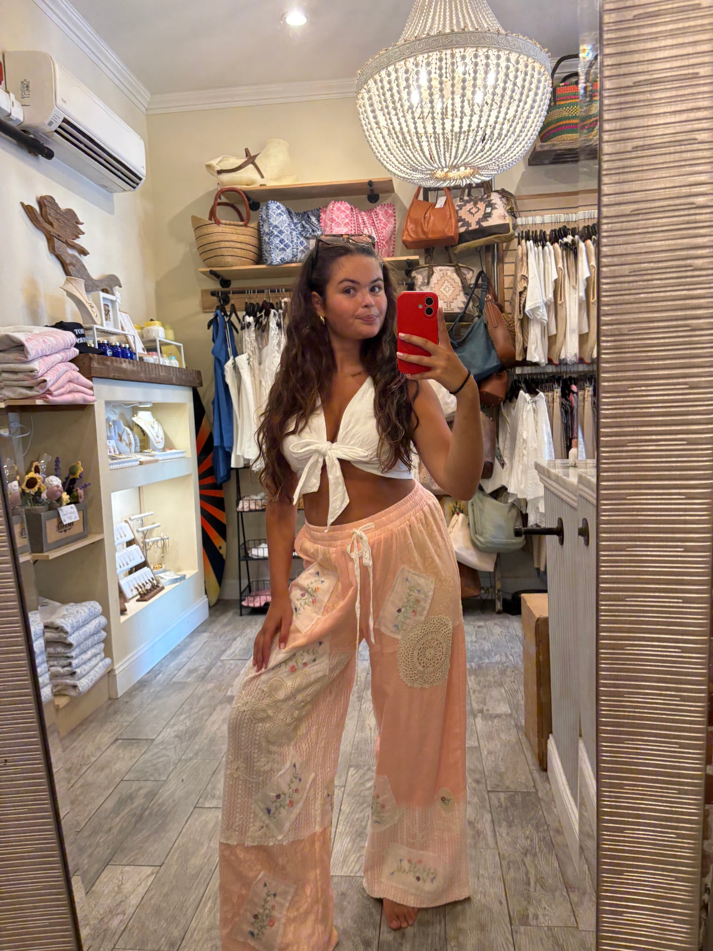 Meadow Tie Front Top