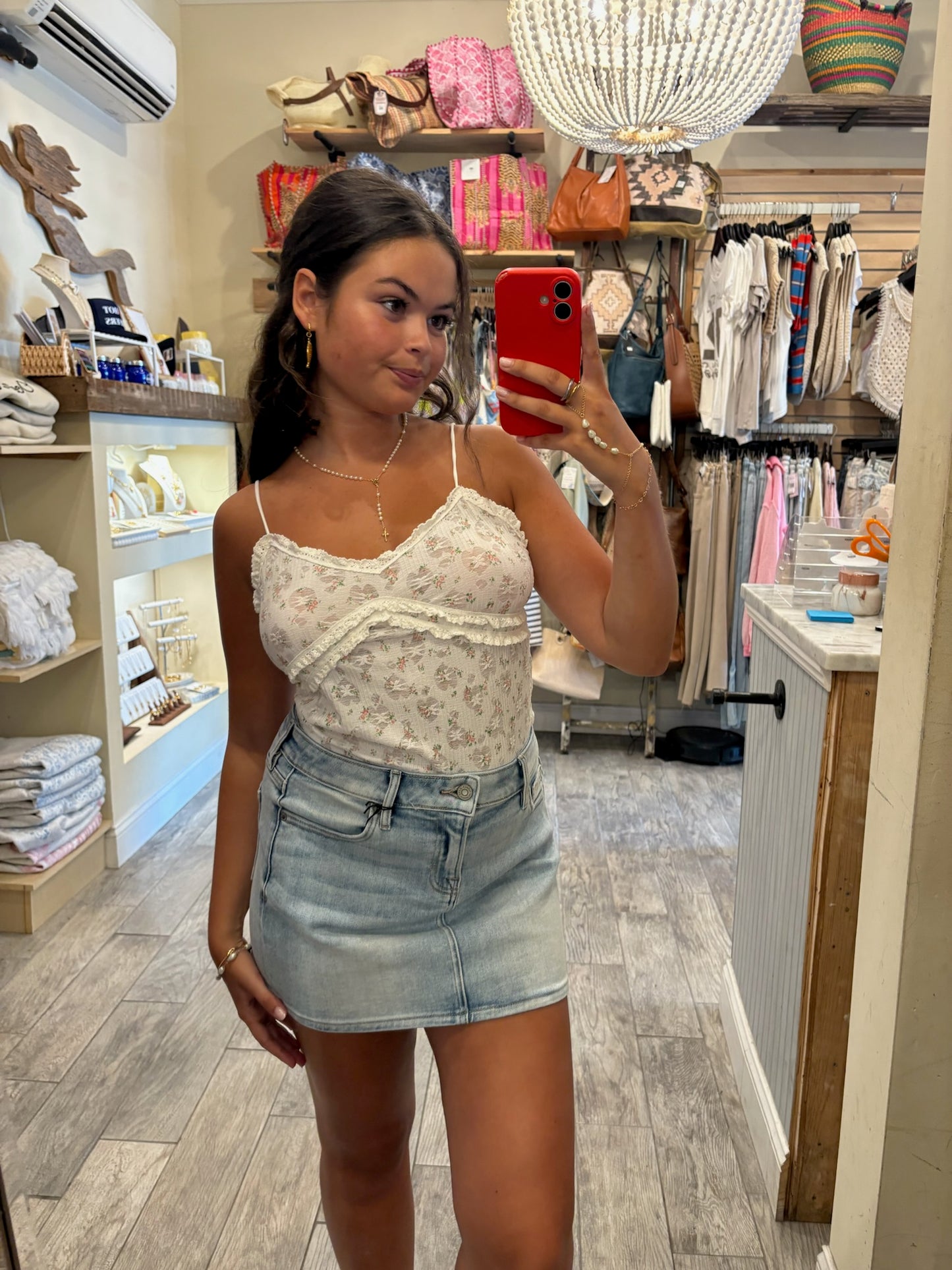 Peyton Denim Mini Skirt