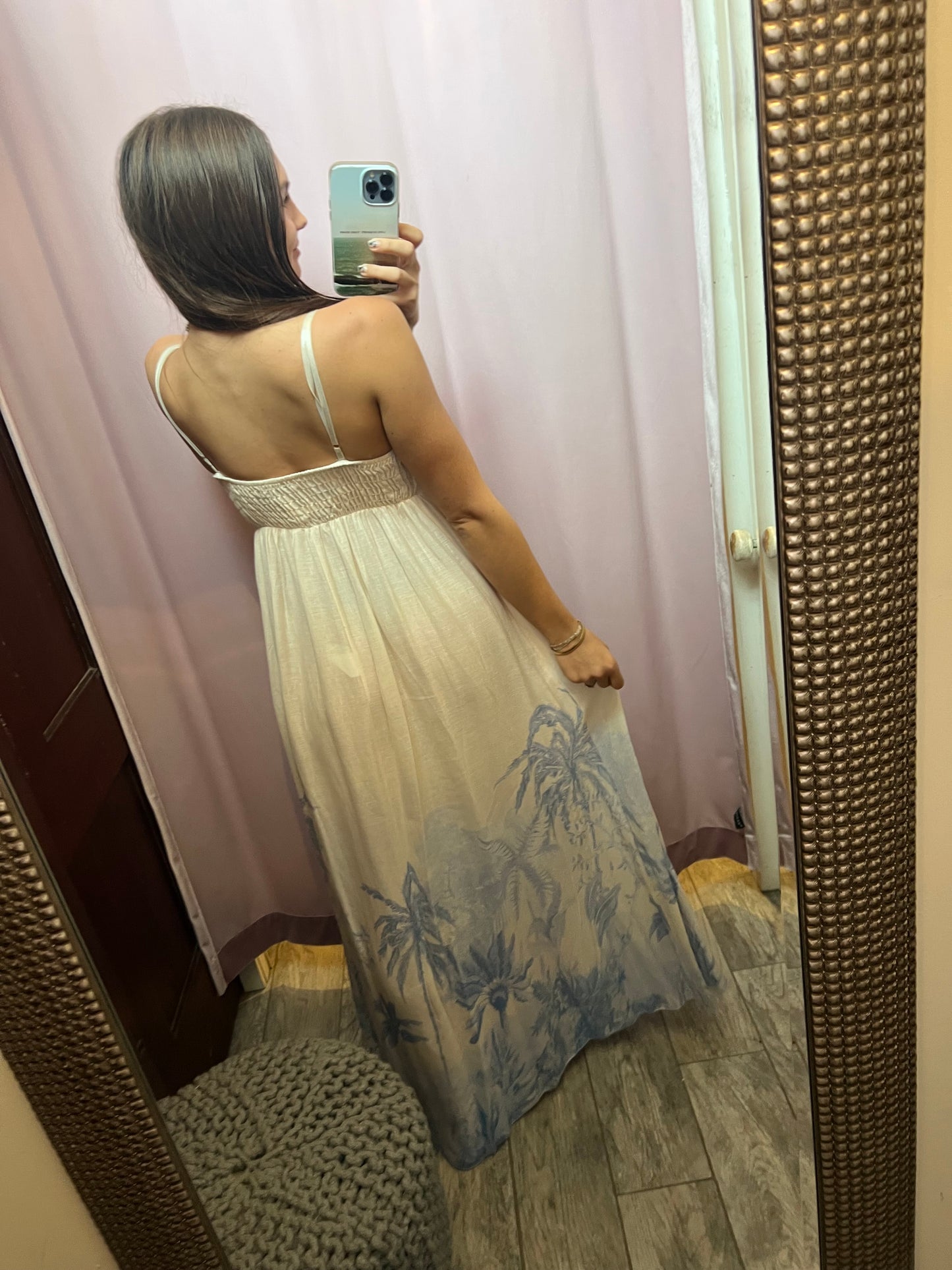 Blue Palms Maxi Dress