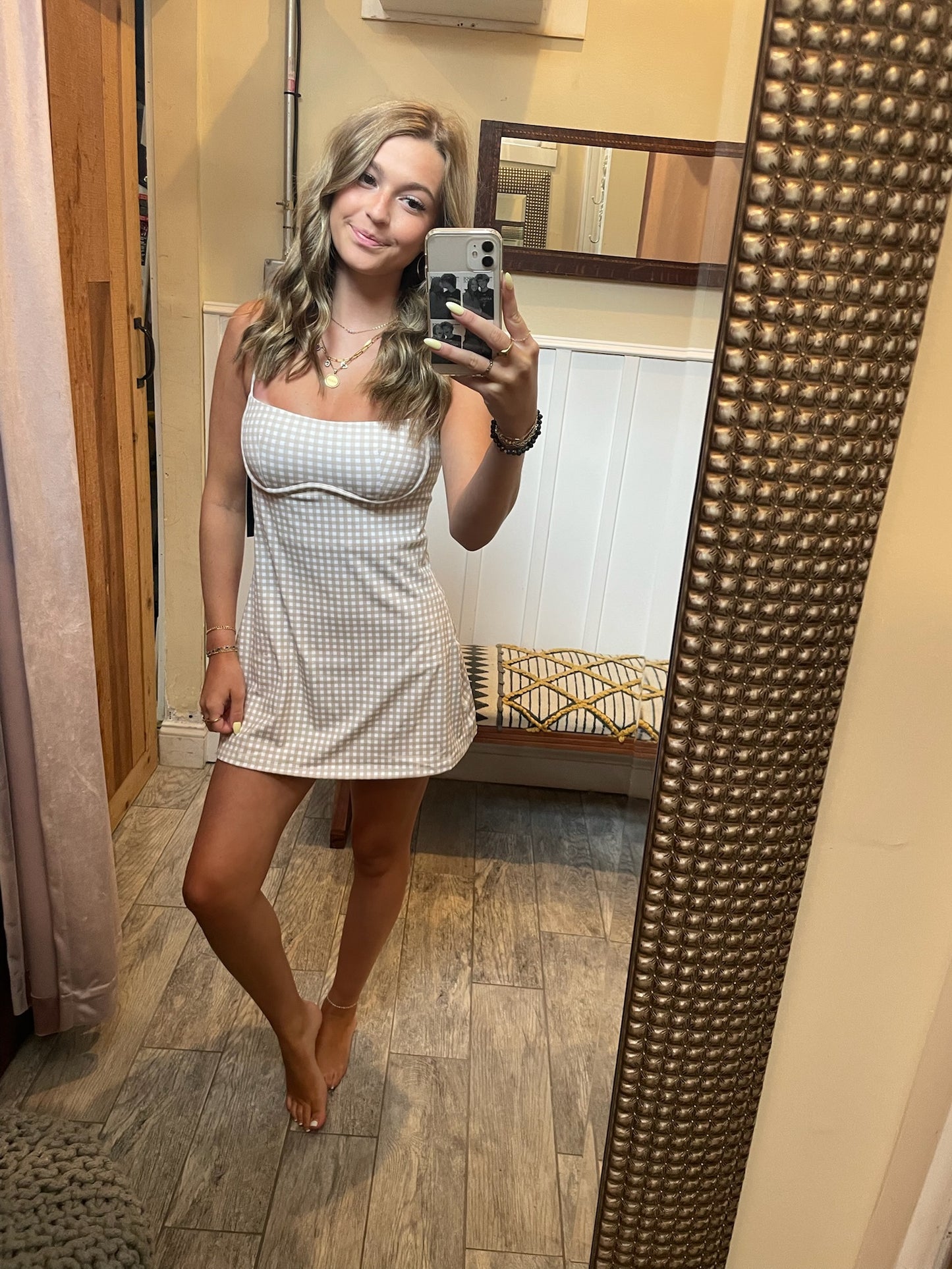 Oatmilk Picnic Dress