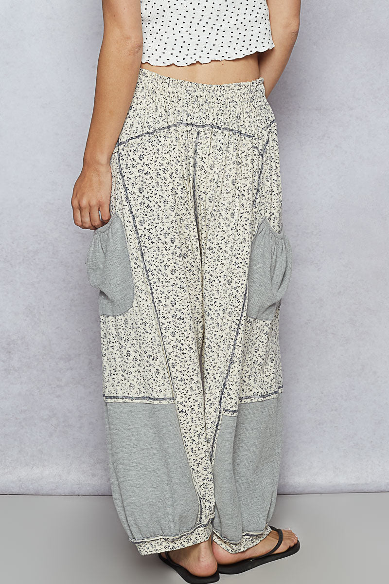 Silver Soft Stitch Pants