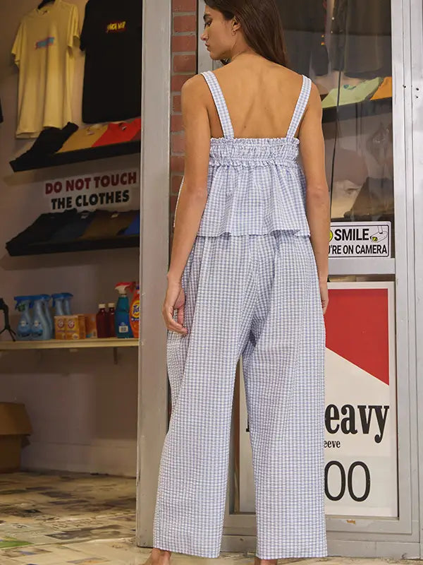 Gingham Pants