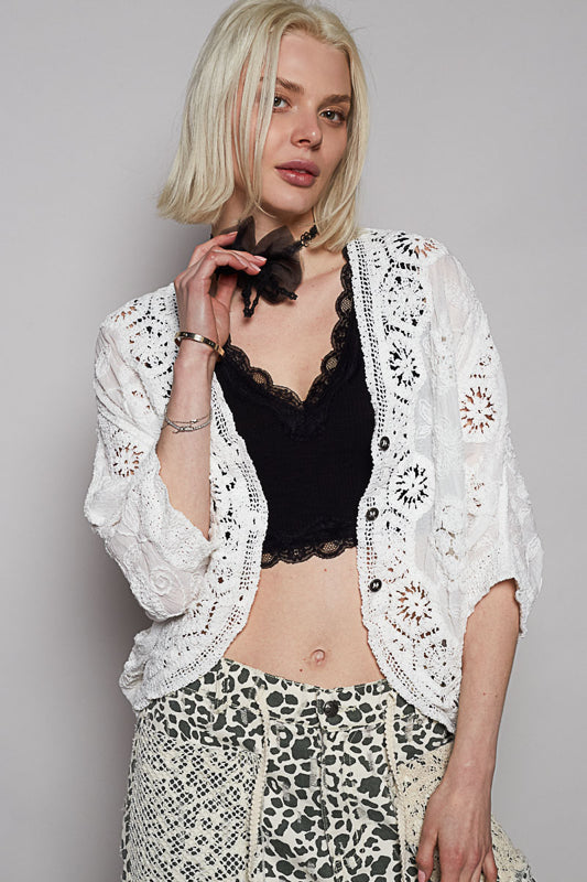 Seashell Shadows Cardigan
