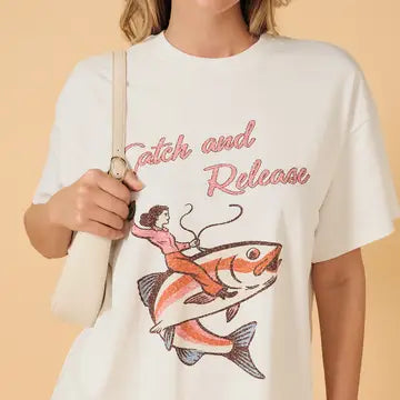"Catch and Release" Graphic Tee