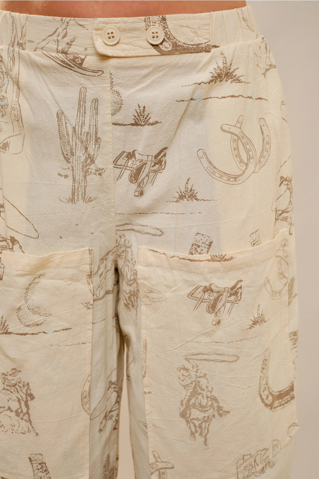 Desert Sketch Pants - Cream