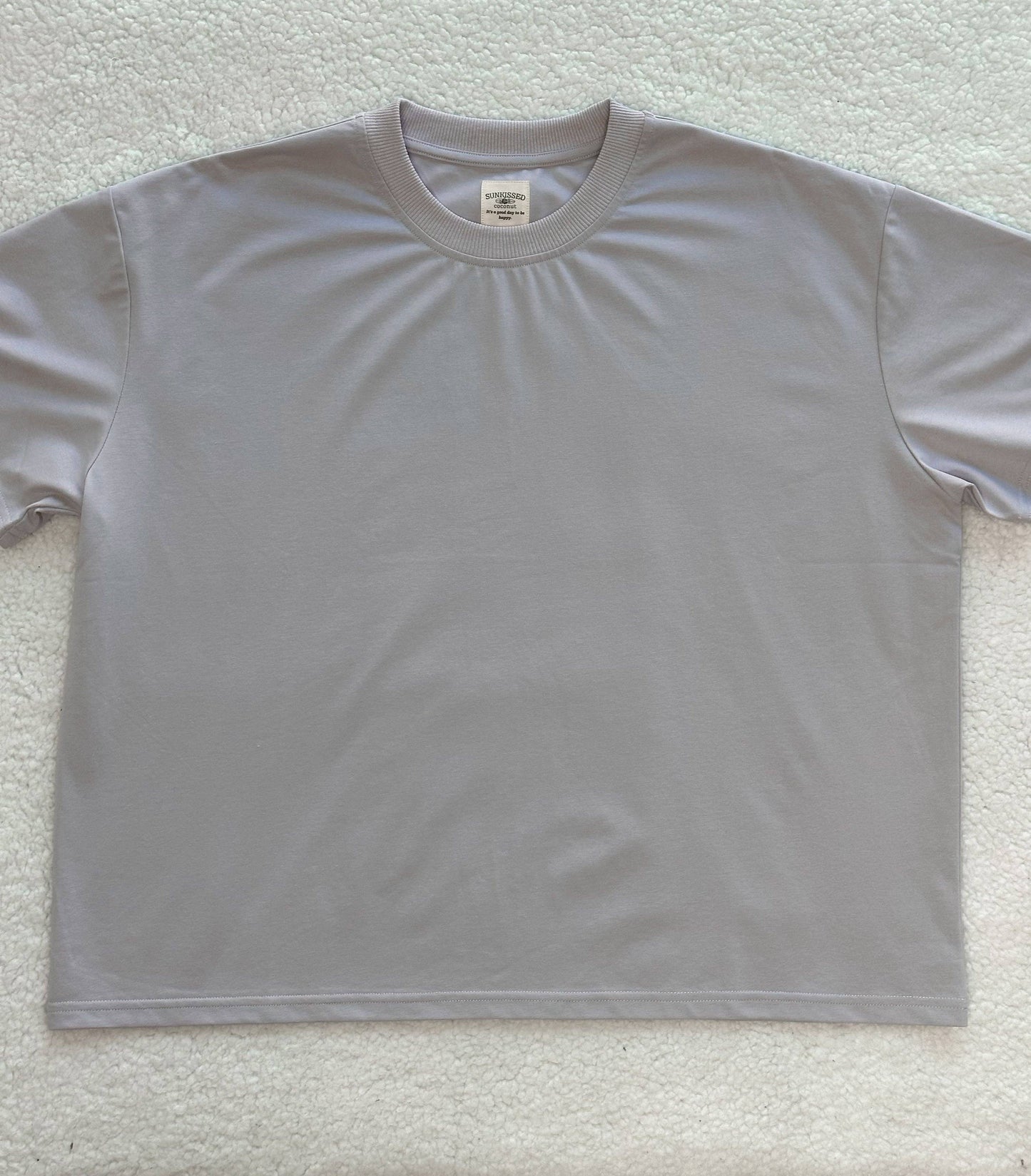 Italian Purple Basic Lounge Tee
