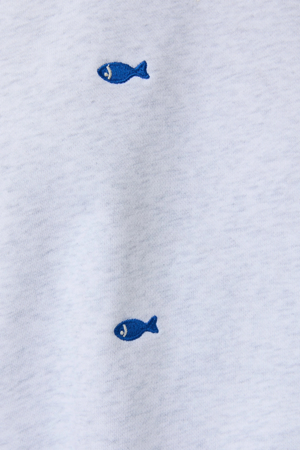Fish Embroidered Crew