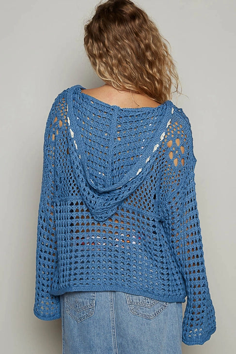 Americana Crochet Hoodie