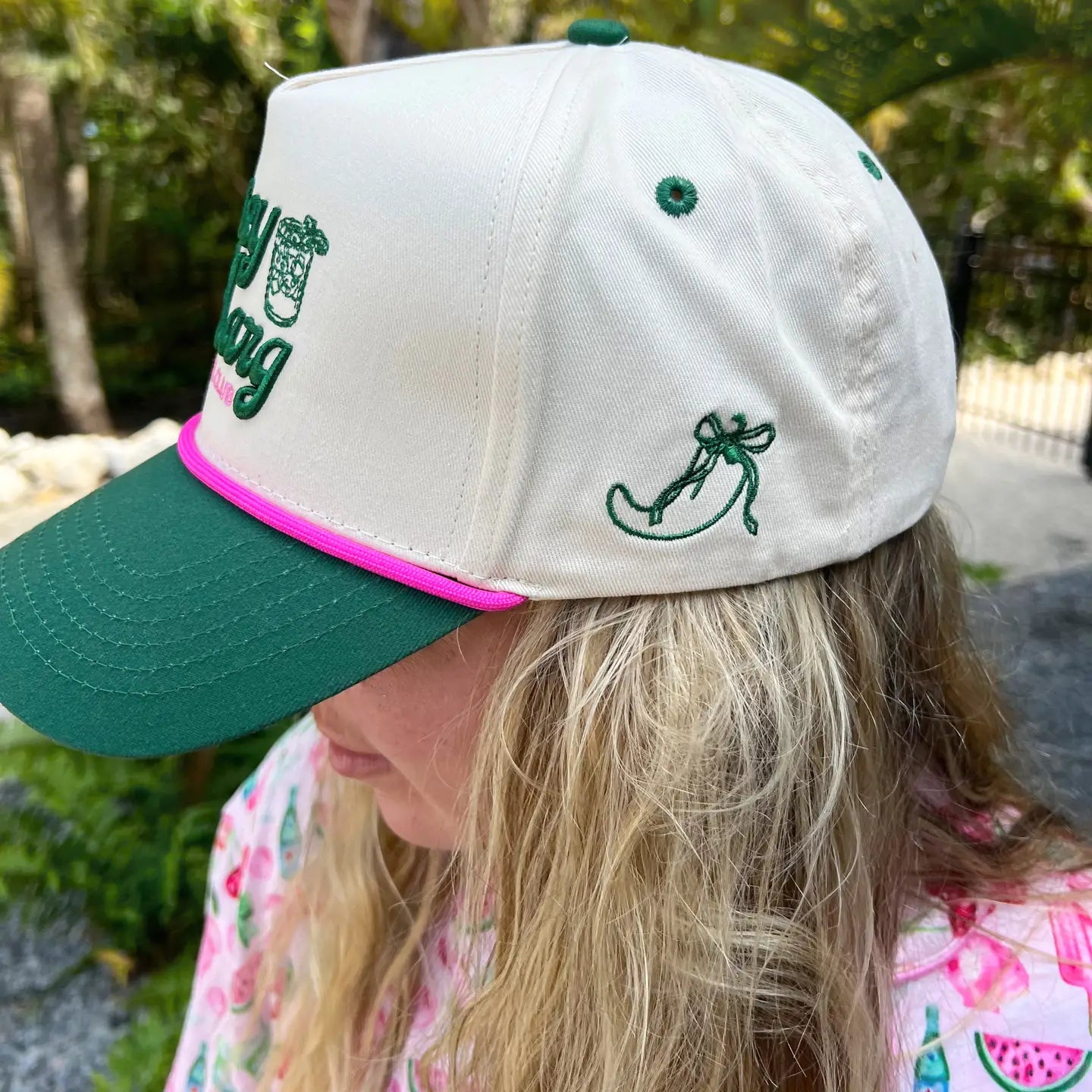 Spicy Marg Social Club - Green Vintage Trucker Hat