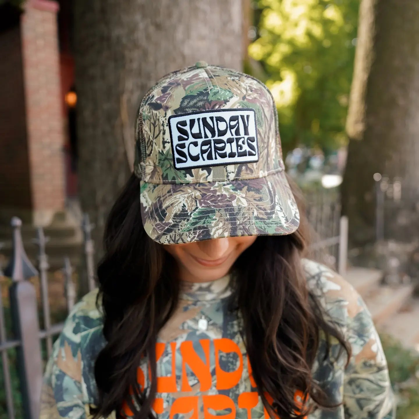 Sunday Scaries - Camo Vintage Trucker Hat
