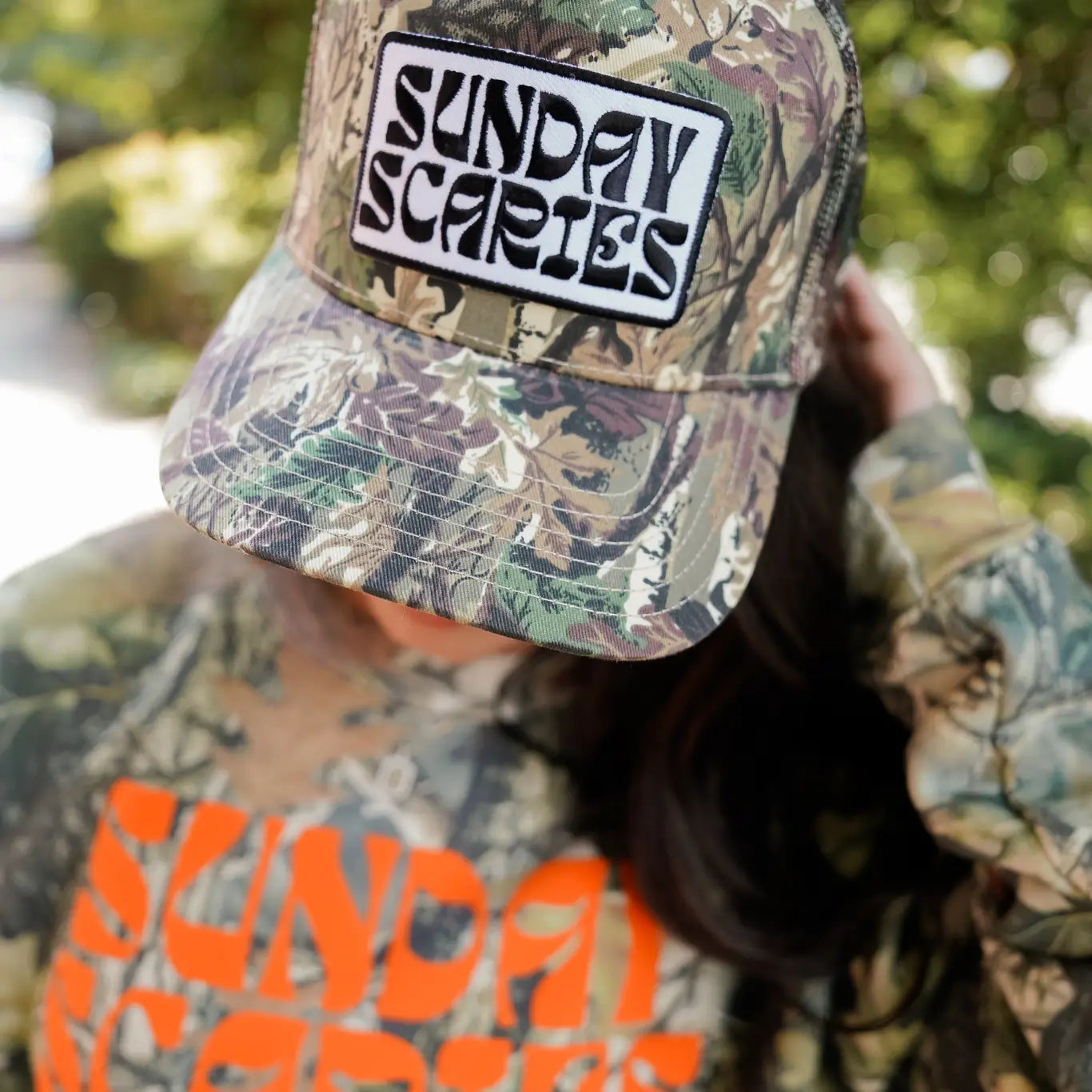 Sunday Scaries - Camo Vintage Trucker Hat