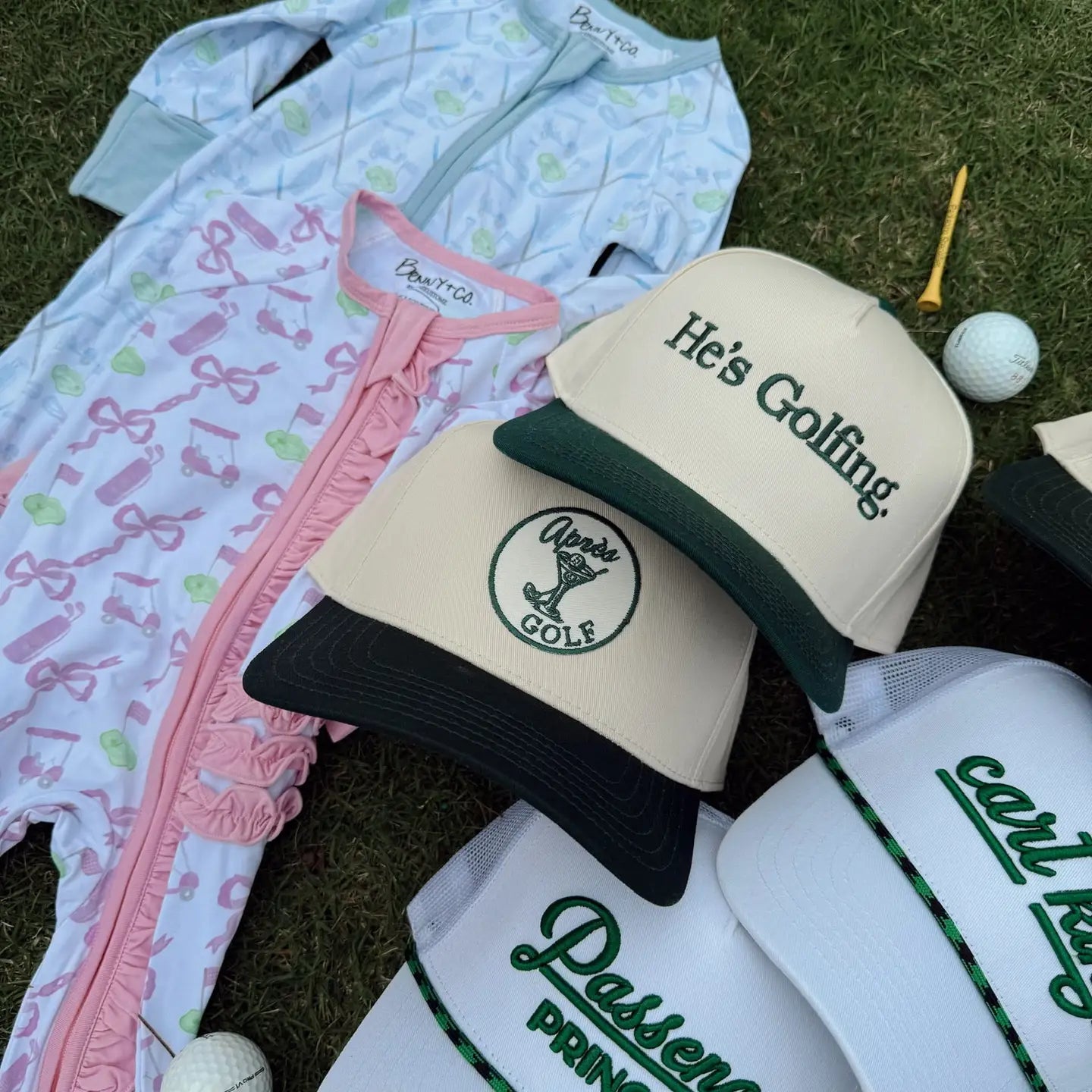 He's Golfing Trucker Hat