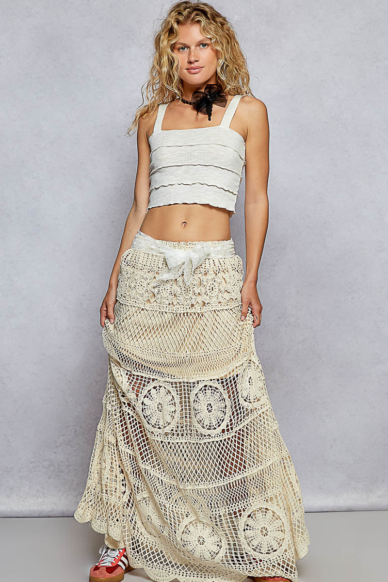 Ivory Crop Tank