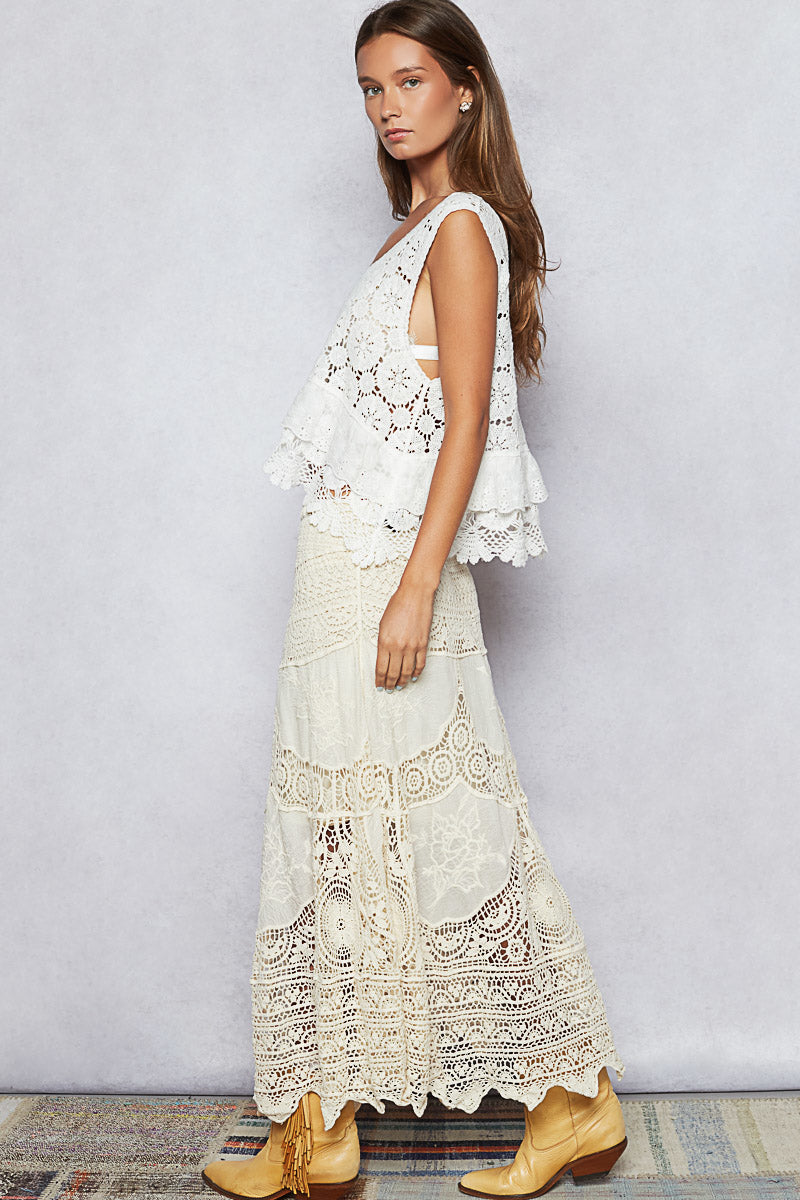 Boho Crochet Maxi