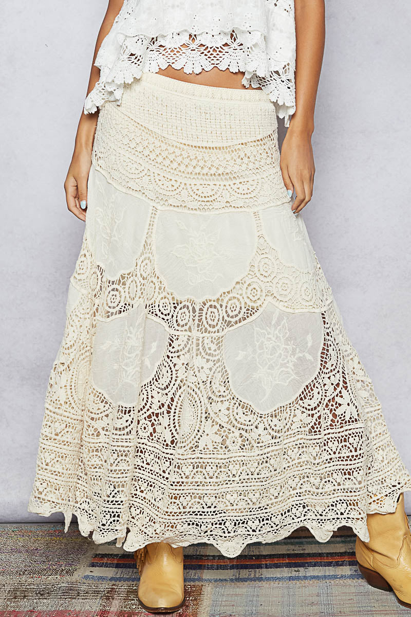 Boho Crochet Maxi