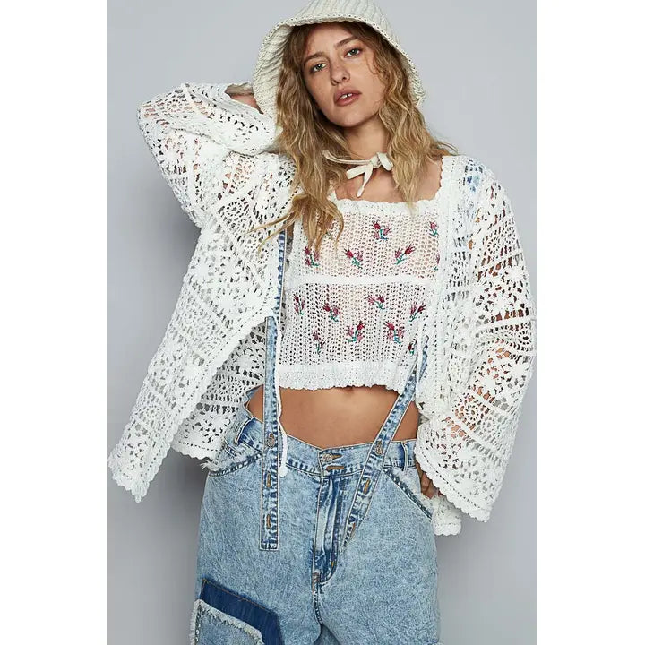 Salt Air Crochet Top