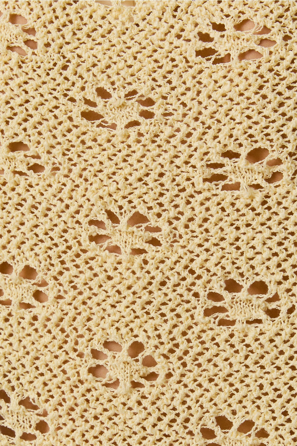 Yellow Floral Poncho