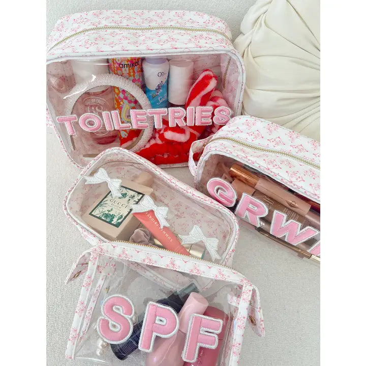 "SPF" Clear Snap Pouch
