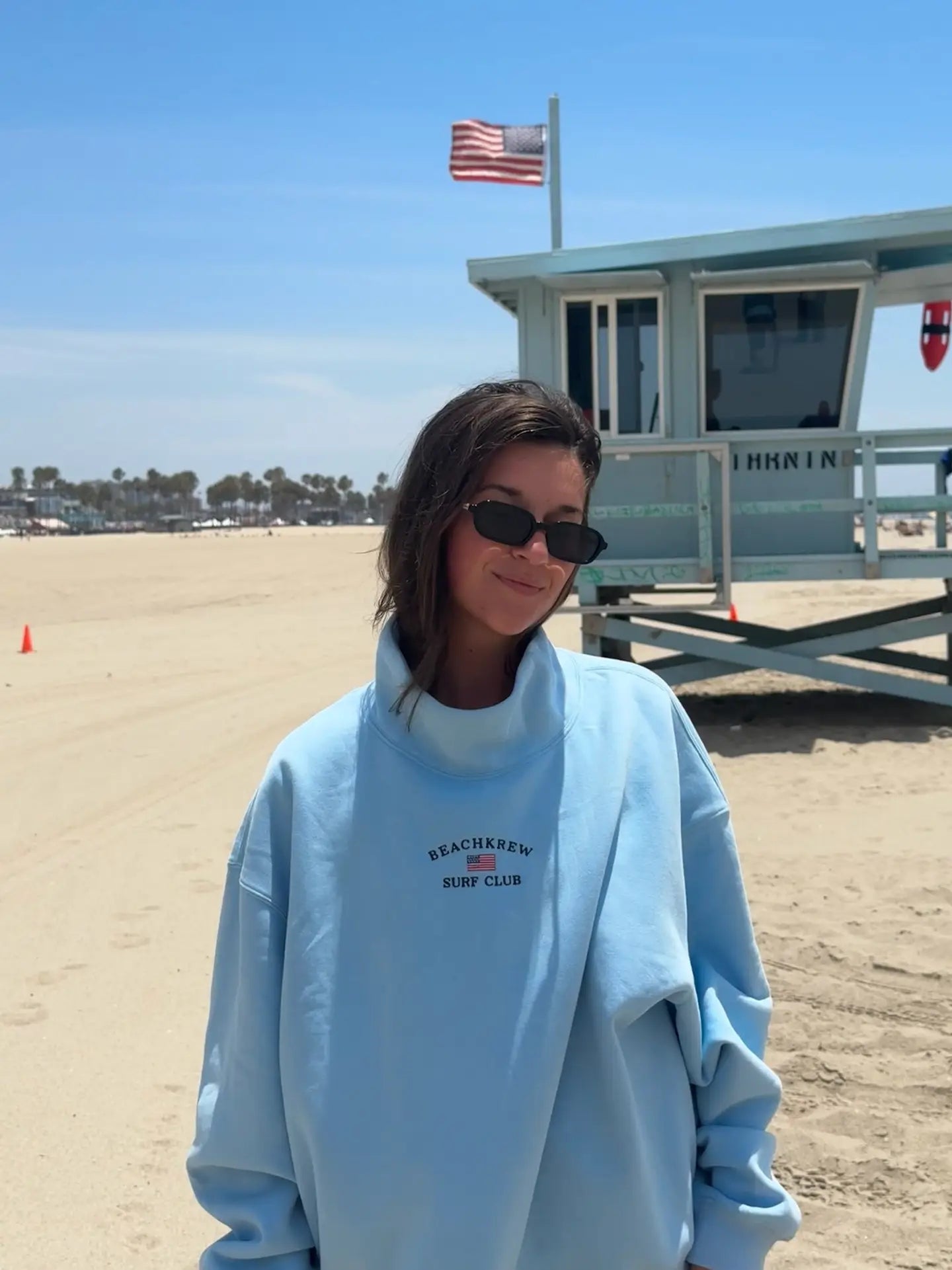 Beach Krew Surf Club Heritage Mockneck - Seaside