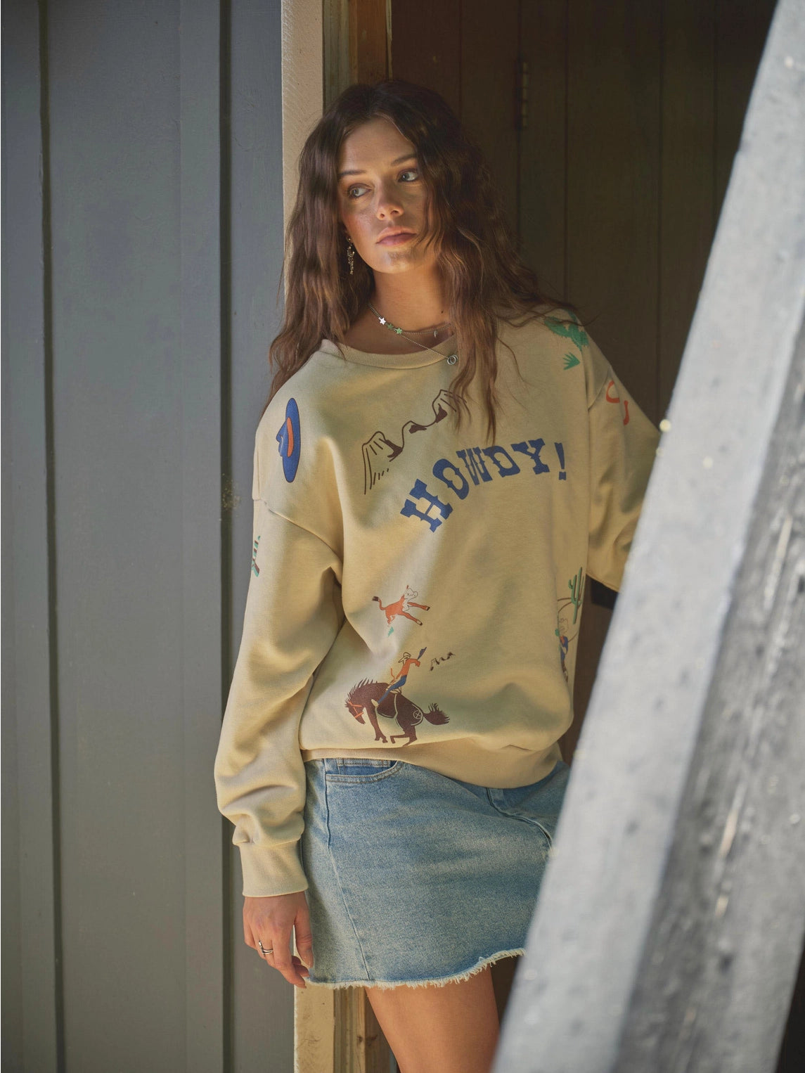 Howdy Crew - Taupe