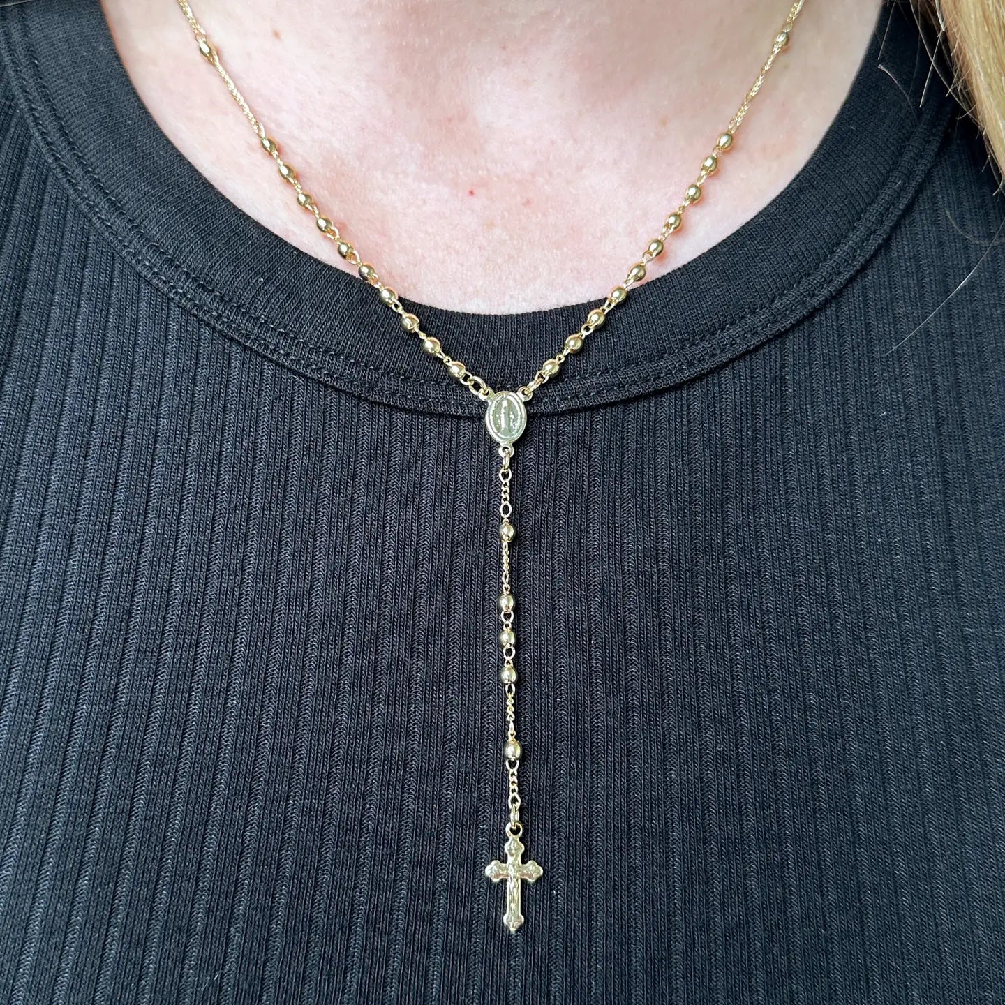 Traditional Gold-Filled Rosary