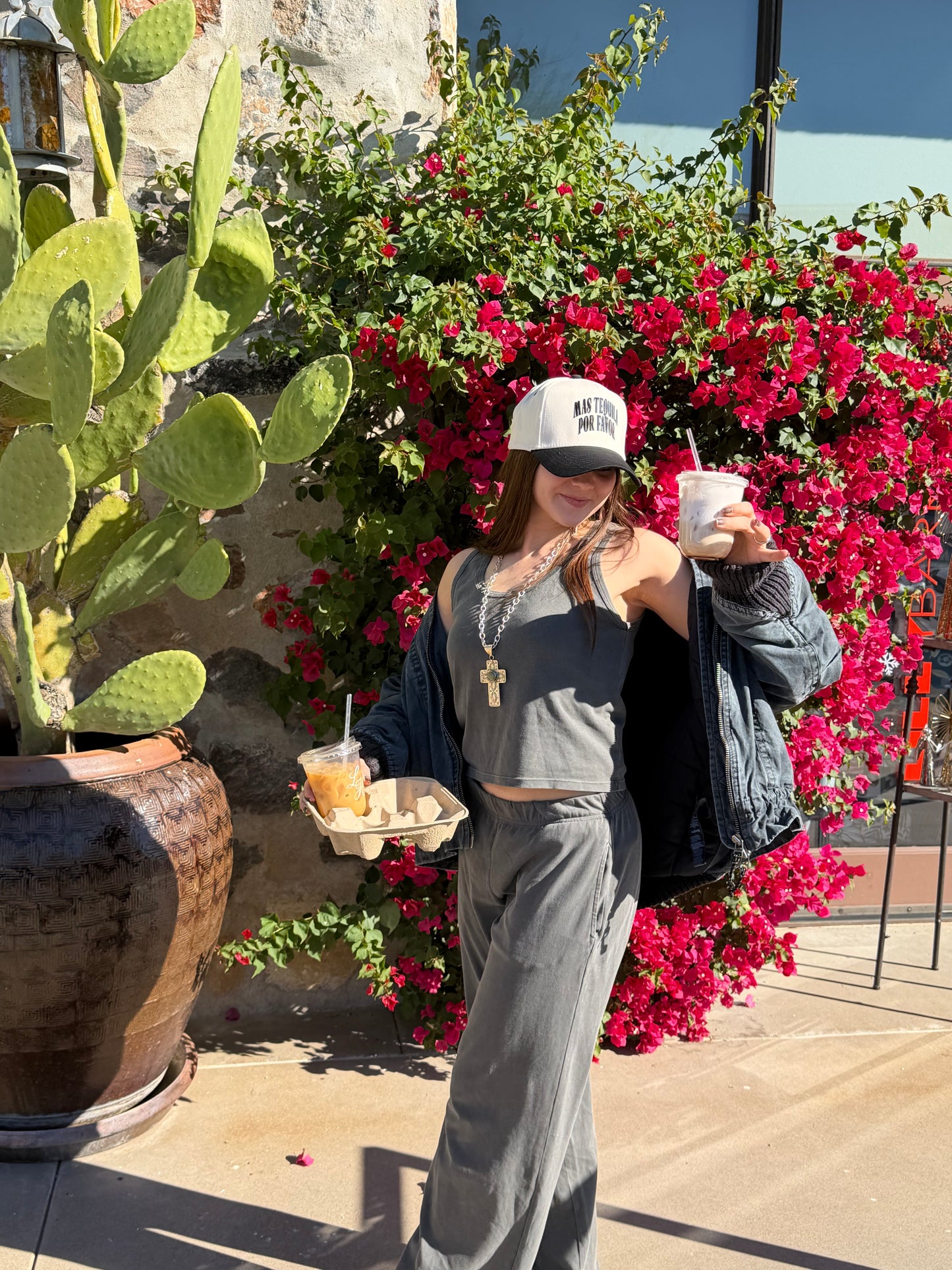 Mas Tequila Por Favor Trucker RESTOCK