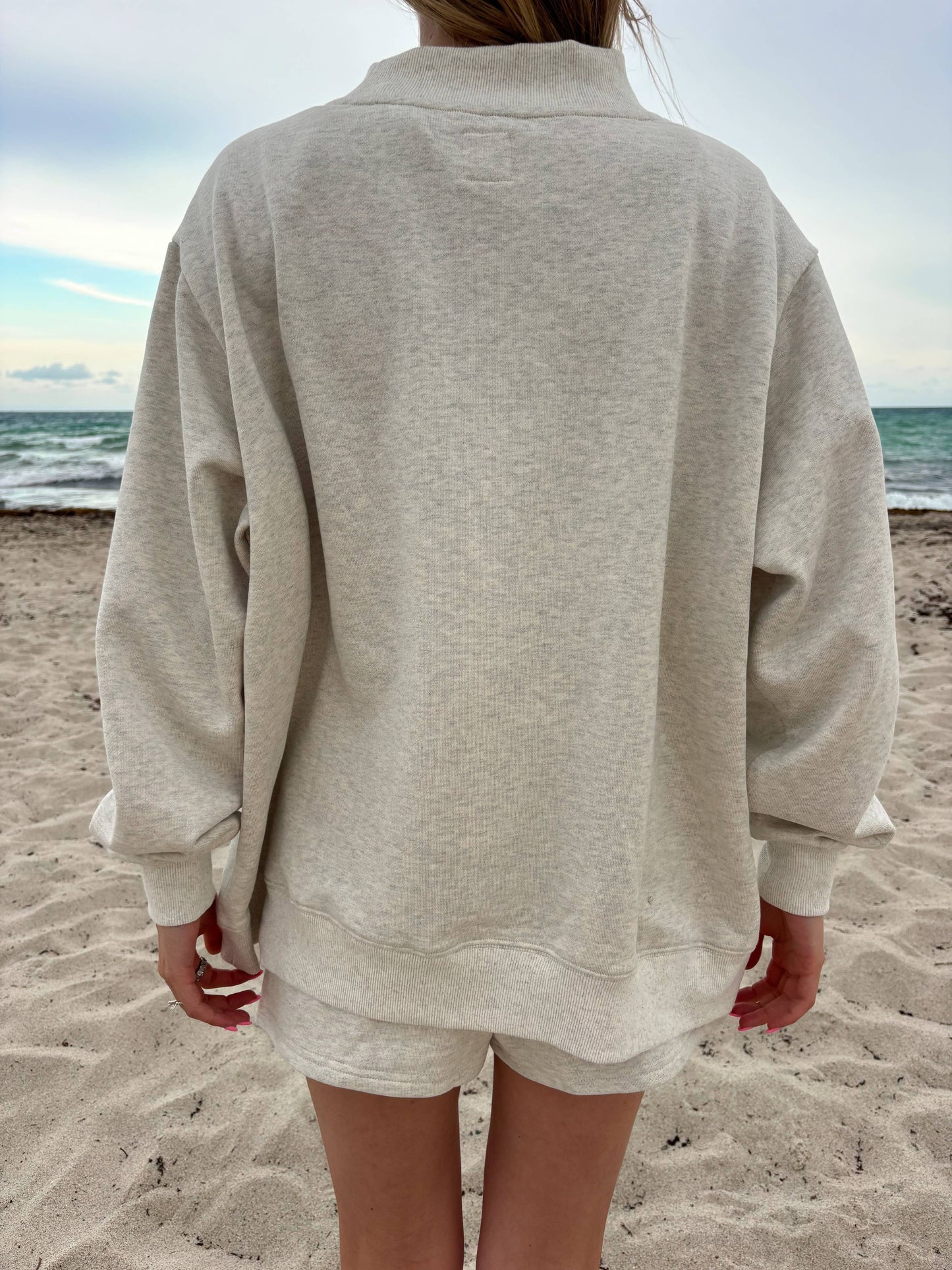 Sunkissed Mockneck - Oat Milk