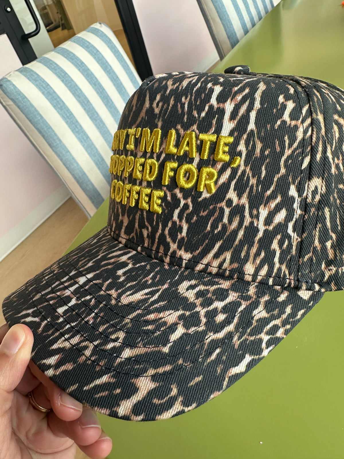 Sorry I'm Late, I Stopped For Coffee Trucker