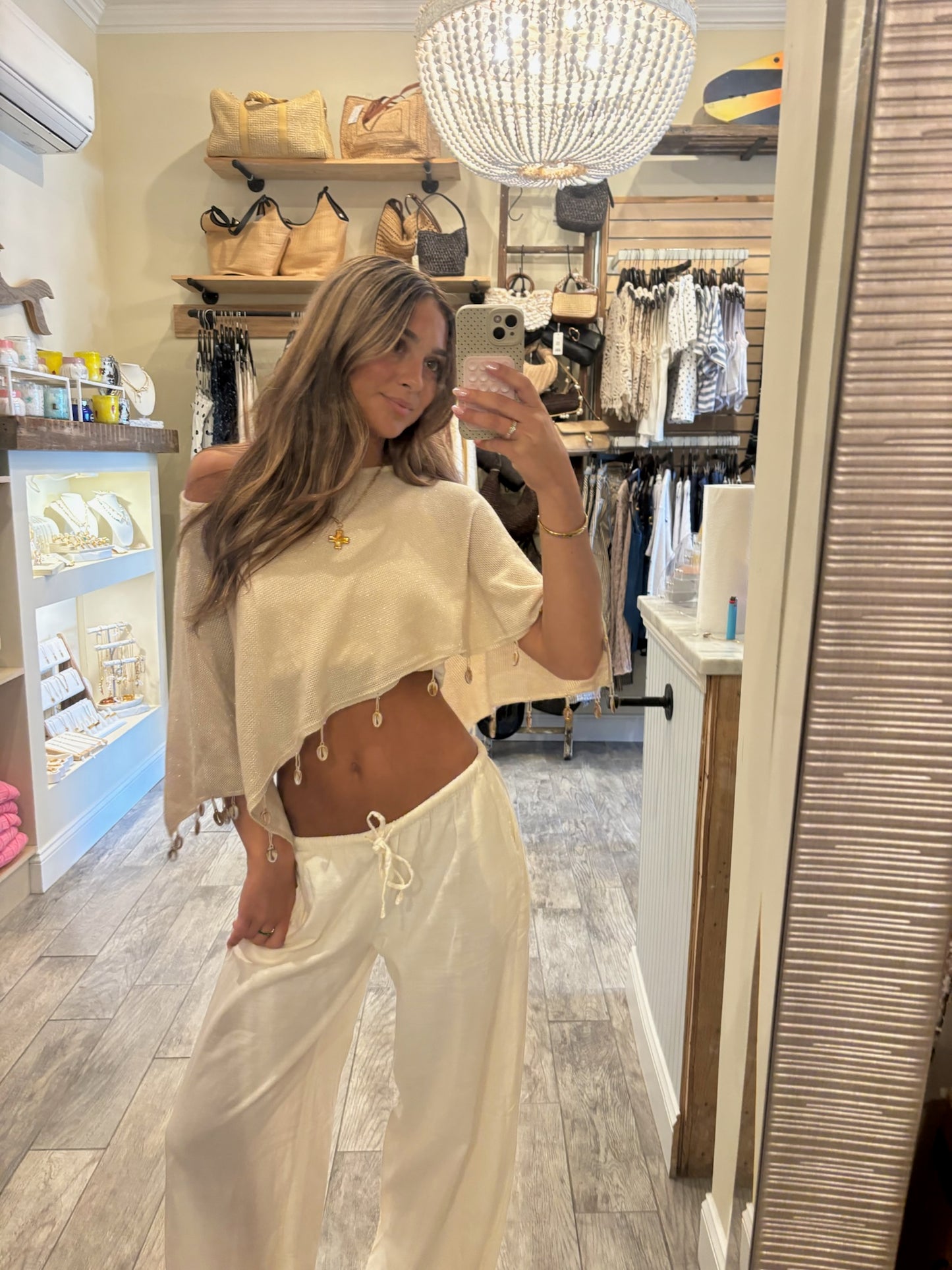 Coastal Charm Poncho