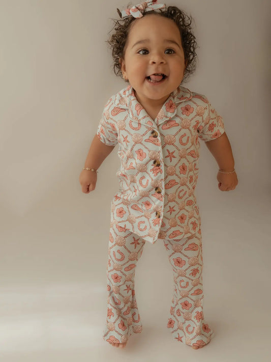 Coastal Cowgirl Two Piece Pajama