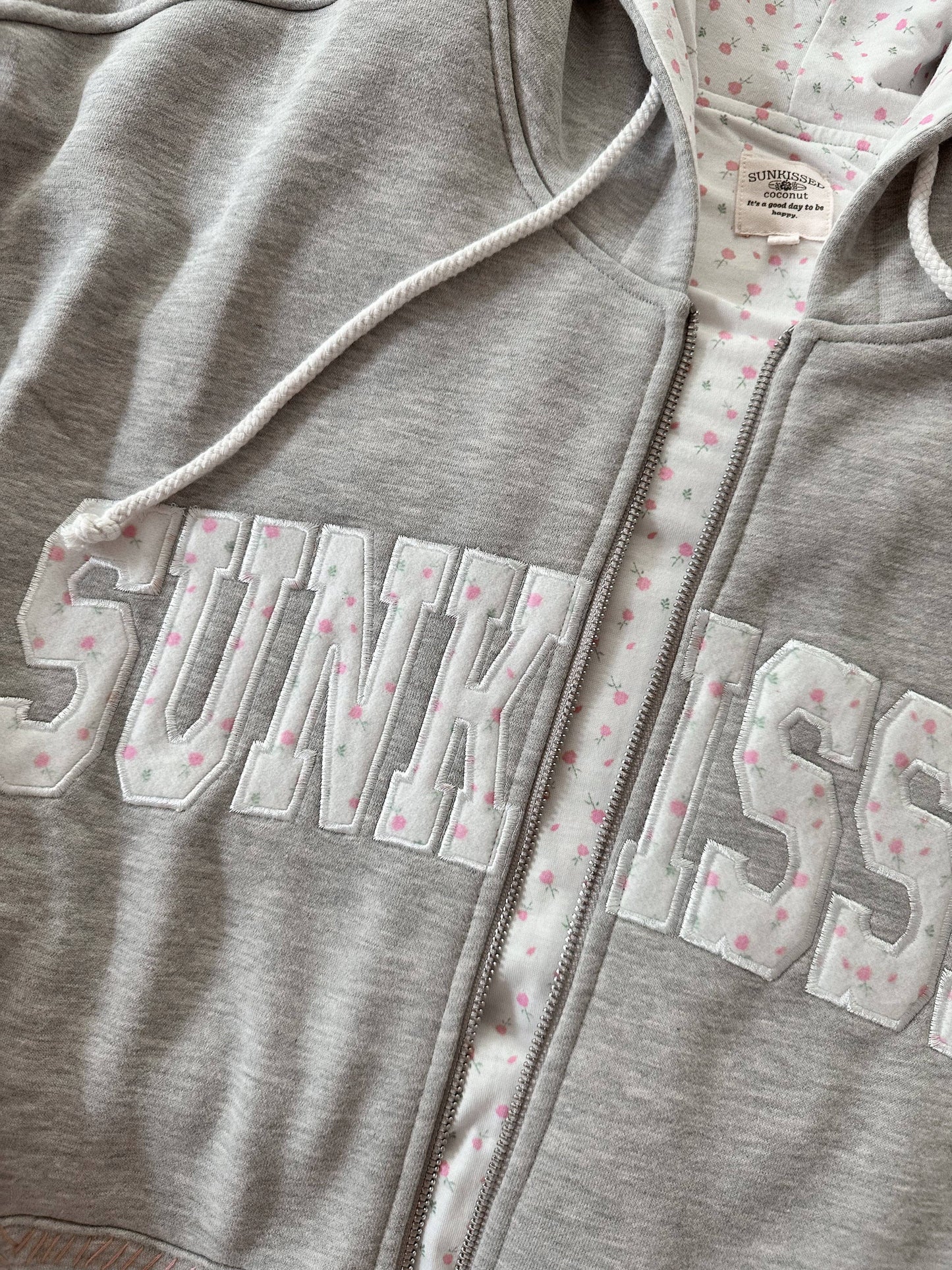 Floral Sunkissed Zip Hoodie