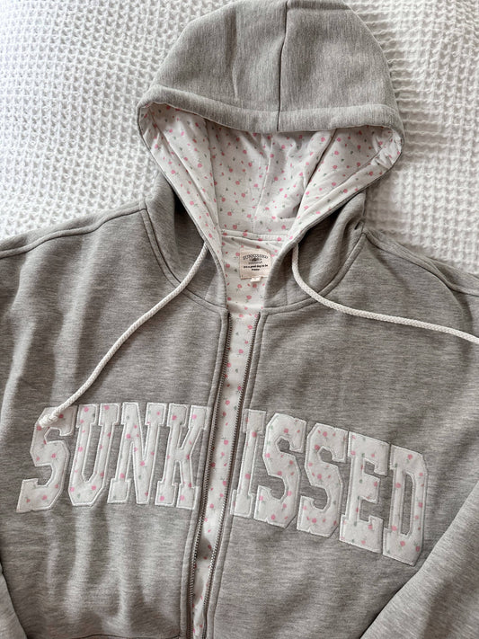 Floral Sunkissed Zip Hoodie
