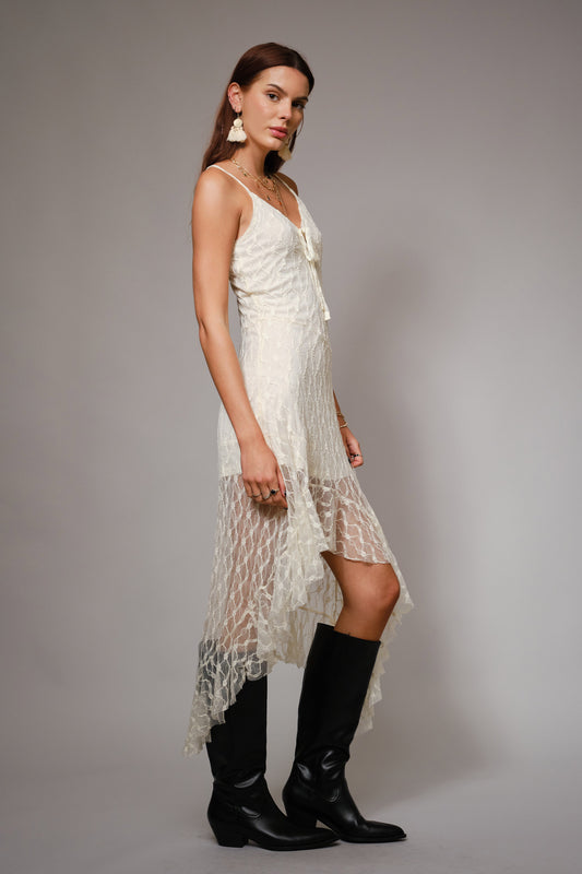 Sundown Lace Slip Dress