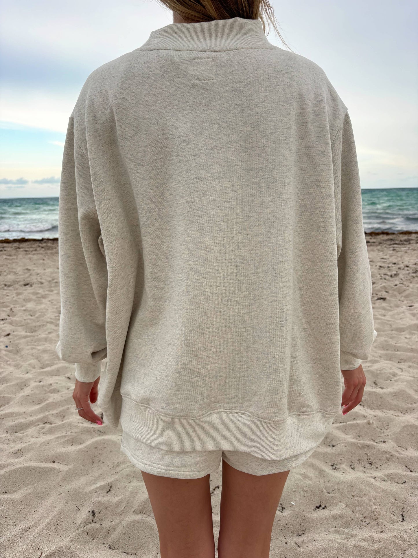 Sunkissed Mockneck - Oat Milk