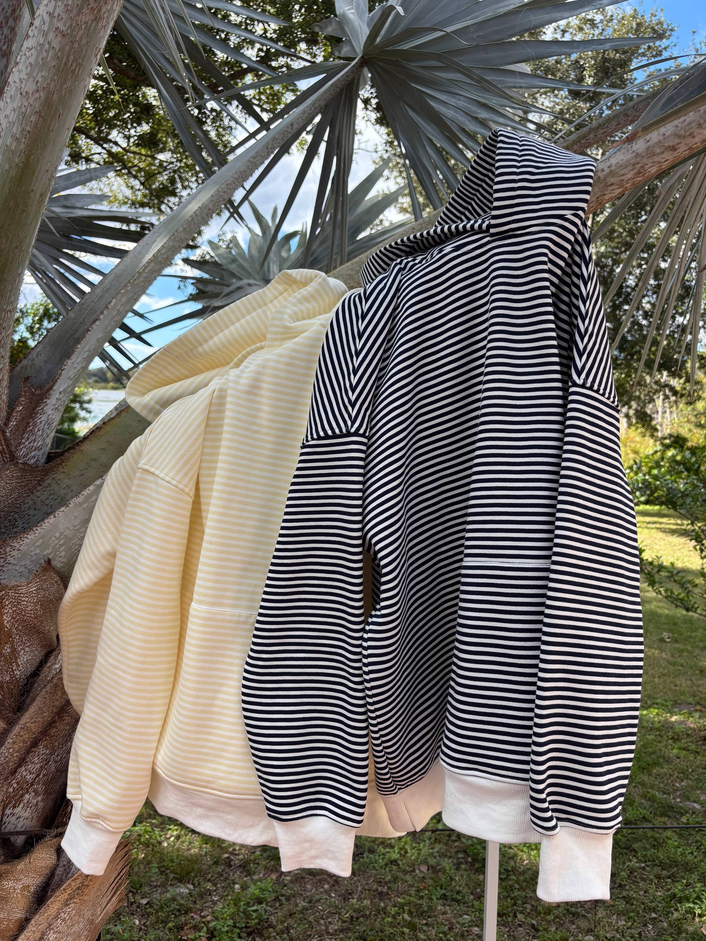 Baby Yellow Striped Hoodie