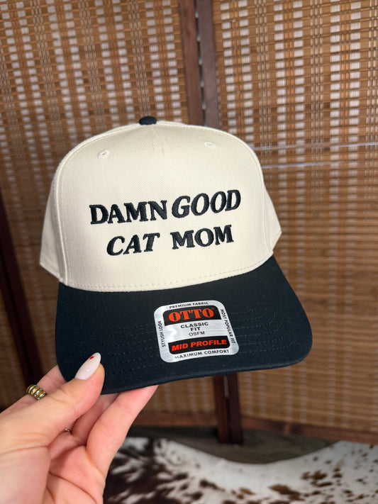 Damn Good Cat Mom Hat