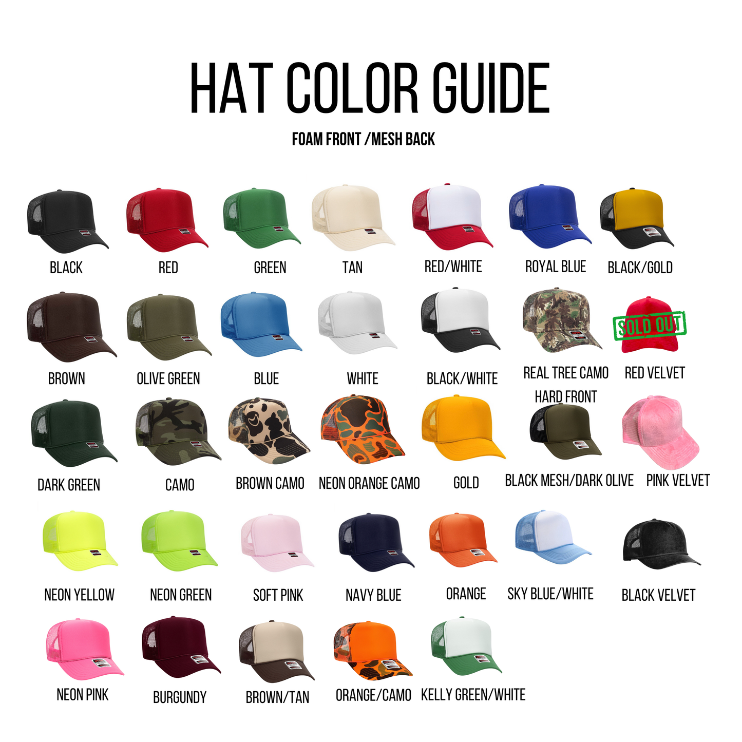 Support Your Local Surfers Foam Trucker Hat - Black/Cream