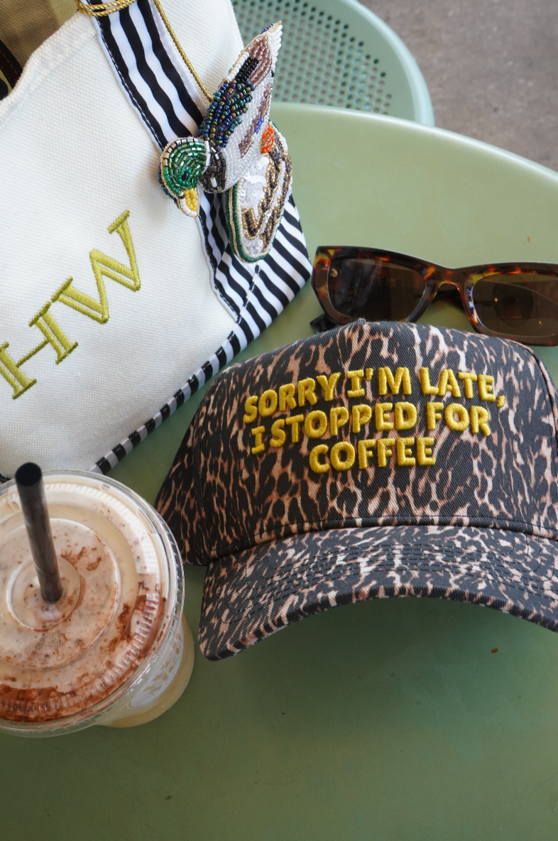 Sorry I'm Late, I Stopped For Coffee Trucker