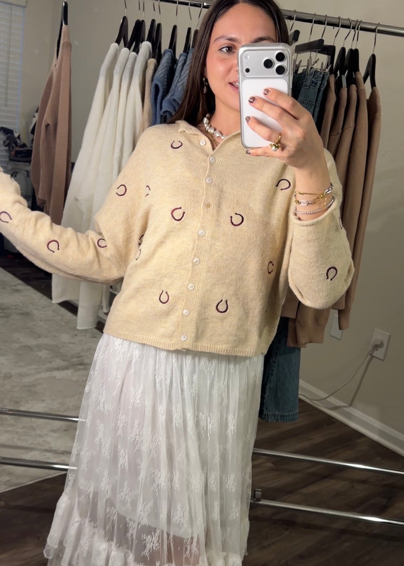 Horseshoe Piper Cardigan 🤎🐎