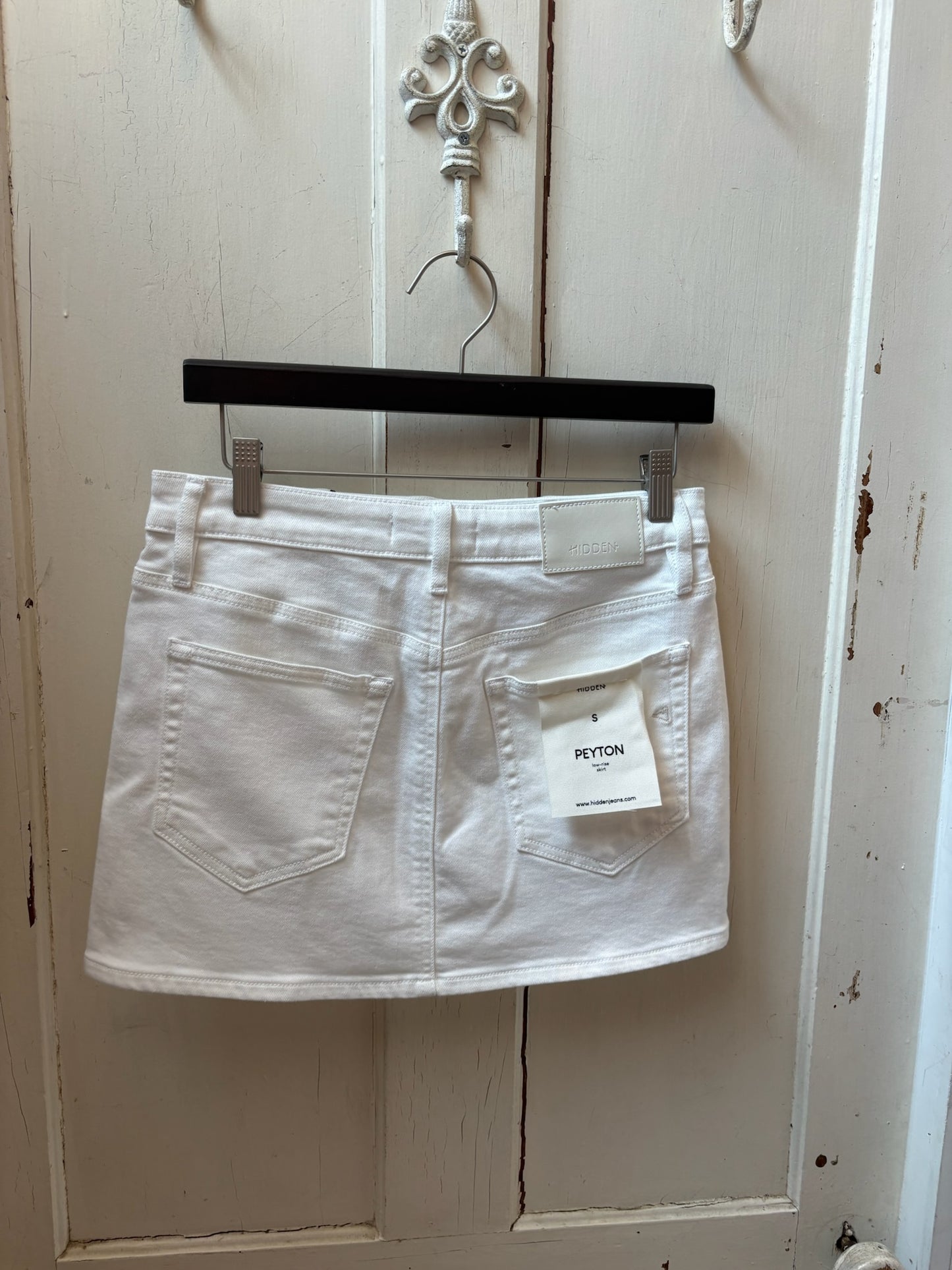 Peyton White Mini Skirt