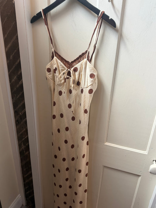 Polka Dot Maxi Dress