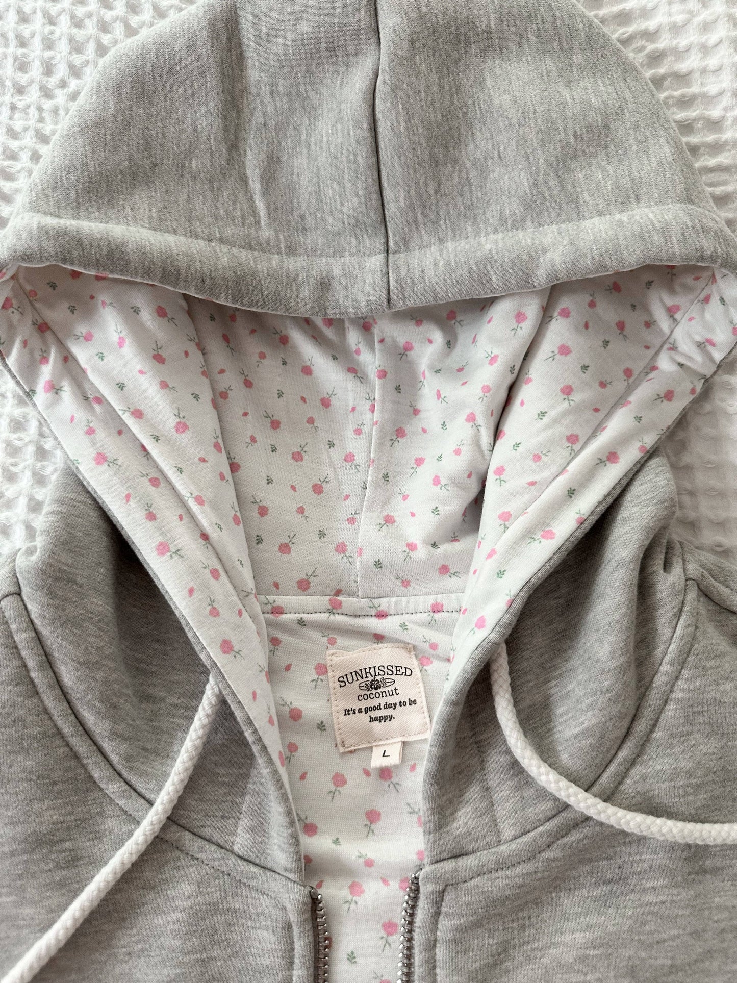 Floral Sunkissed Zip Hoodie