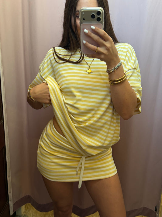 Dandelion Striped Skort