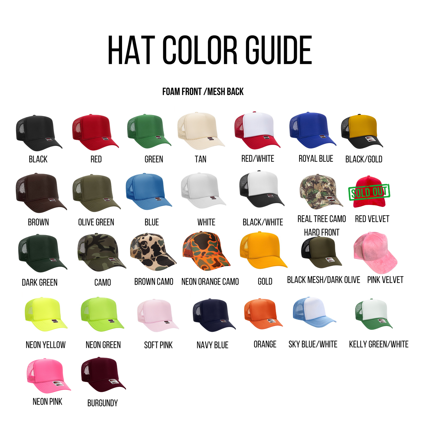 Kindess Is Free Foam Trucker Hat - Blue